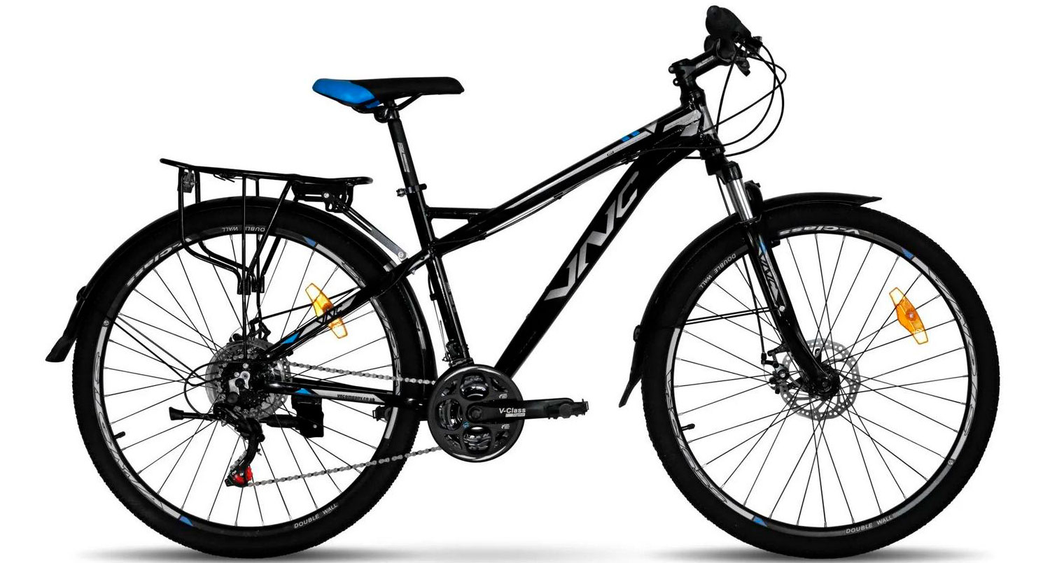 Фотография Велосипед VNC Expance A3 27,5" размер М 2022 Черно-синий